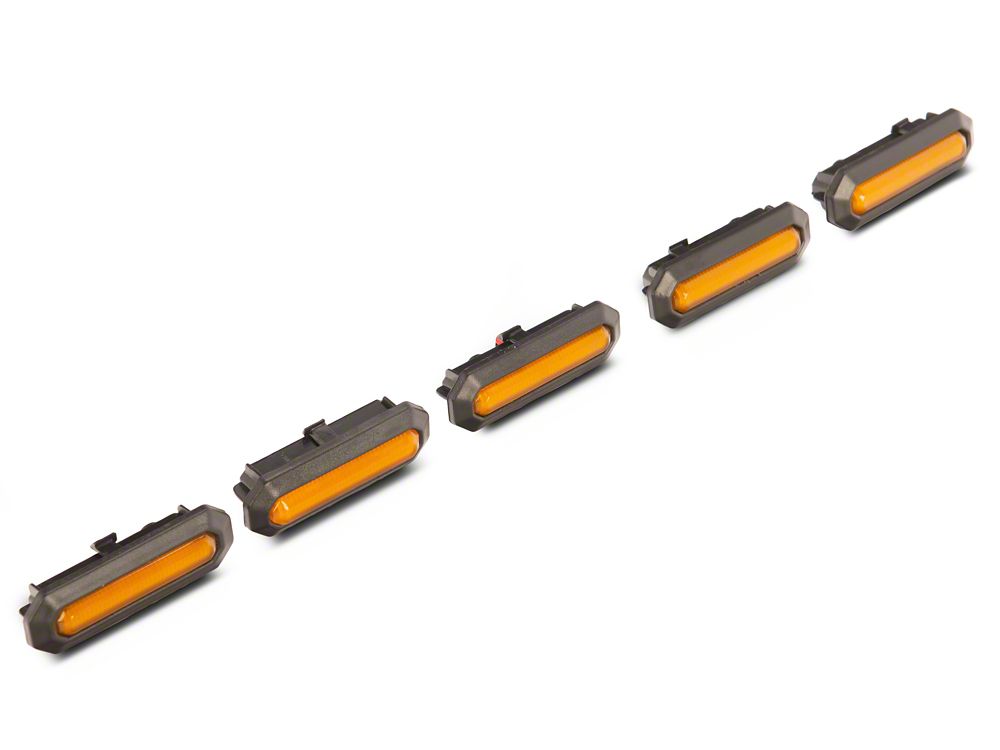 RedRock 5-Piece LED Grille Light Kit (21-25 Bronco Badlands, Wildtrack)