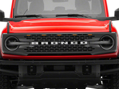 RedRock 5-Piece LED Grille Light Kit (21-25 Bronco Badlands, Wildtrack)