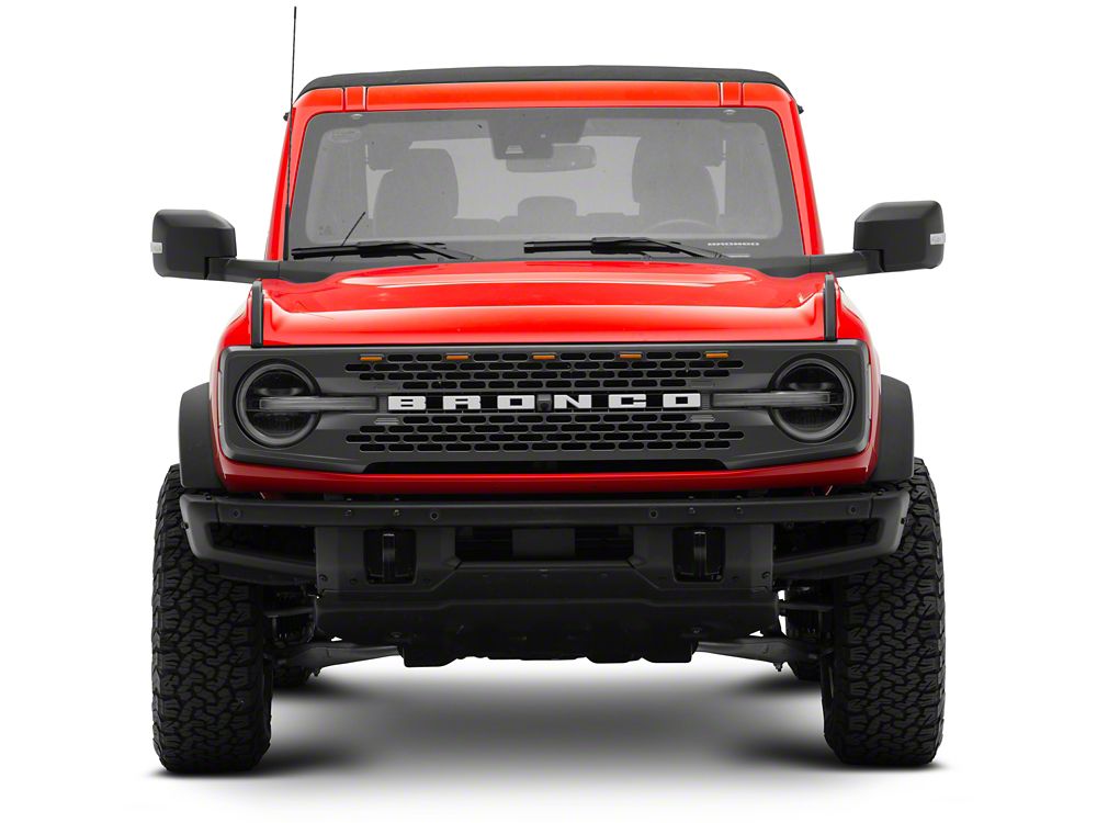 RedRock 5-Piece LED Grille Light Kit (21-25 Bronco Badlands, Wildtrack)