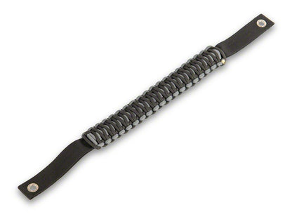 RedRock Paracord Grab Handle; Black and Gray (21-25 Bronco)