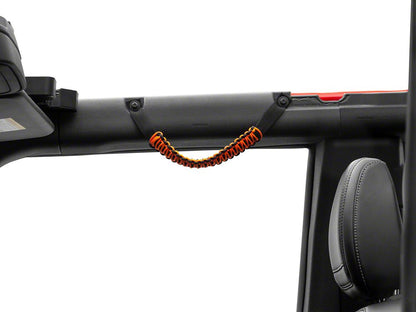 RedRock Paracord Grab Handle; Black and Orange (21-25 Bronco)