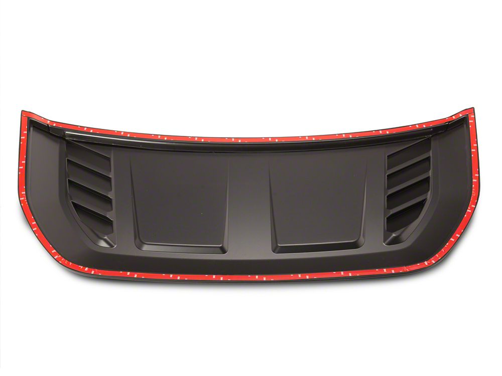 RedRock Hood Vent; Matte Black (21-25 Bronco)