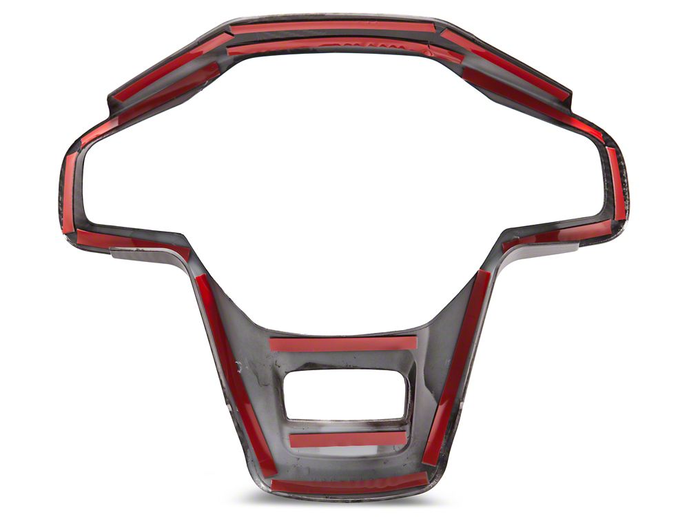 RedRock Steering Wheel Trim; Carbon Fiber (21-25 Bronco)