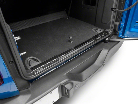 RedRock Cargo Door Entry Guard; Black Stainless (21-25 Bronco)