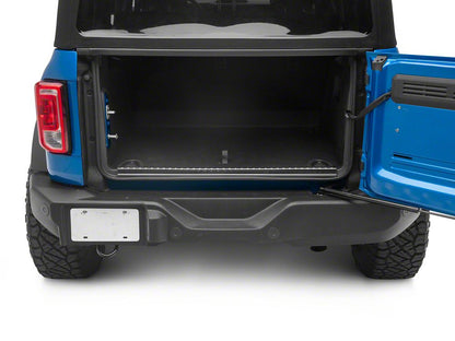 RedRock Cargo Door Entry Guard; Black Stainless (21-25 Bronco)