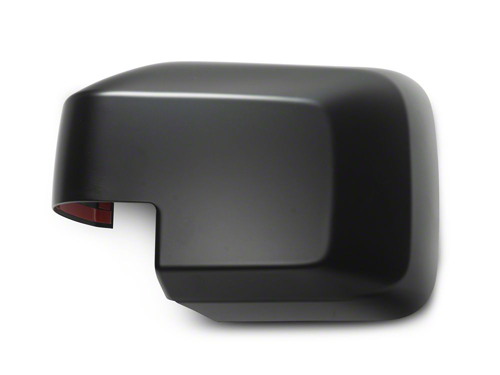 RedRock Side Mirror Cover Trim; Matte Black (21-25 Bronco)