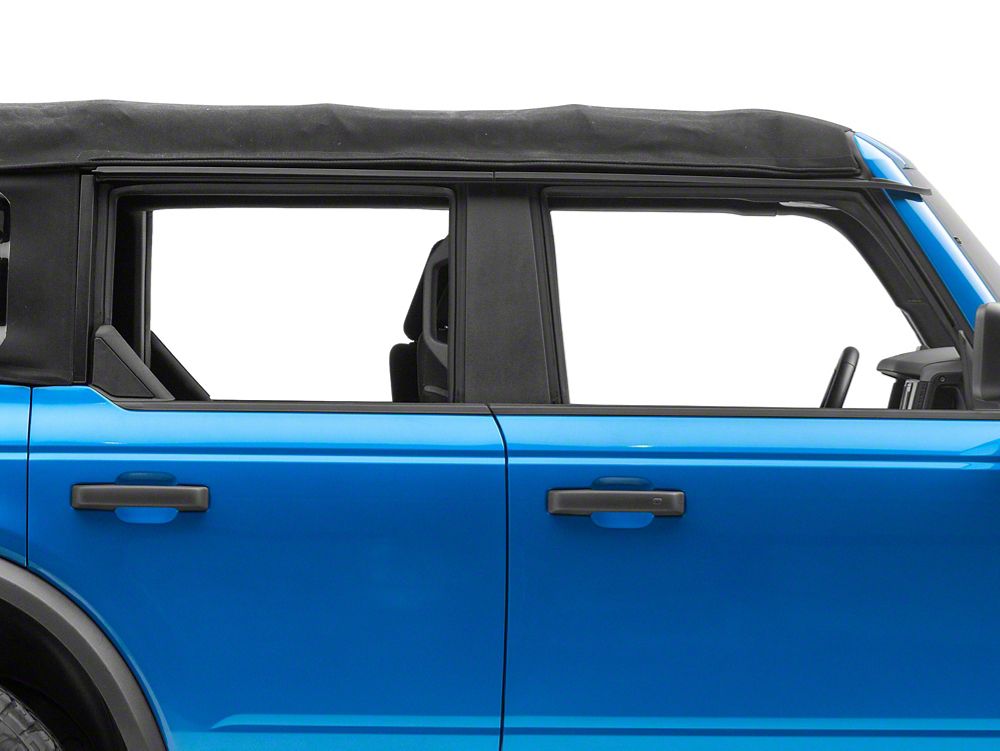 RedRock Window Visors; Matte Black (21-25 Bronco 4-Door)