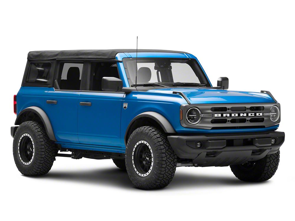 RedRock Window Visors; Matte Black (21-25 Bronco 4-Door)