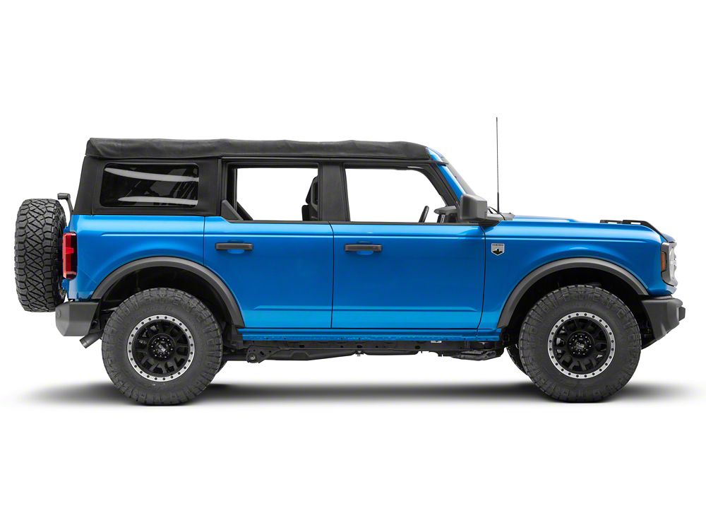 RedRock Window Visors; Matte Black (21-25 Bronco 4-Door)