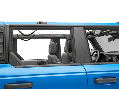 RedRock Paracord Grab Handles; Front and Rear; Black (21-25 Bronco 4-Door)