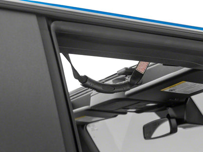 RedRock Grab Handles with Flag Logo; Front and Rear; Black (21-25 Bronco 4-Door)