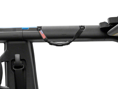 RedRock Grab Handles with Flag Logo; Front and Rear; Black (21-25 Bronco 4-Door)