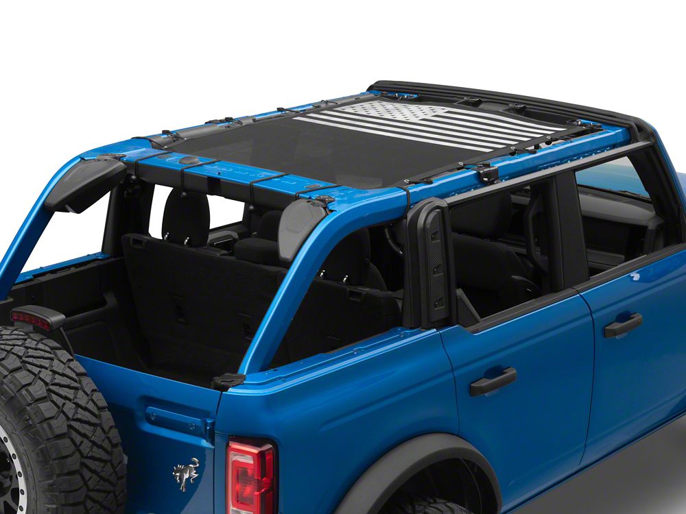 RedRock Sun Shade with Flag Logo (21-25 Bronco 4-Door)
