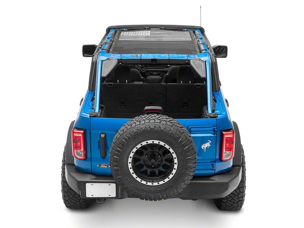 RedRock Sun Shade with Flag Logo (21-25 Bronco 4-Door)