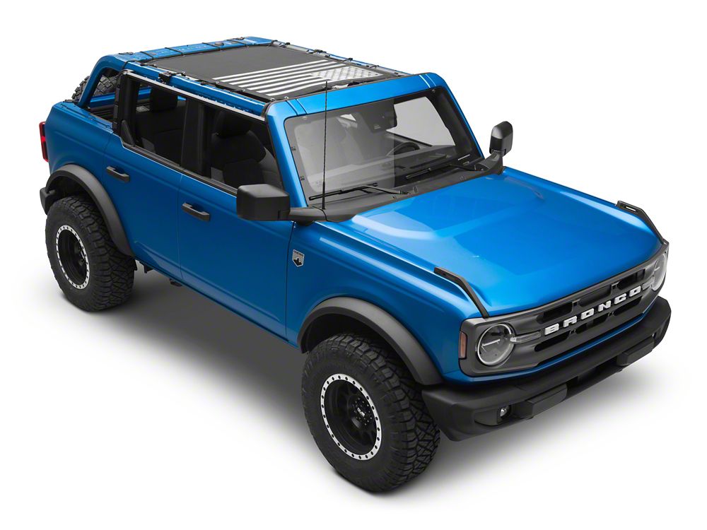 RedRock Sun Shade with Flag Logo (21-25 Bronco 4-Door)