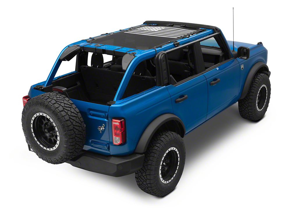 RedRock Sun Shade with Flag Logo (21-25 Bronco 4-Door)