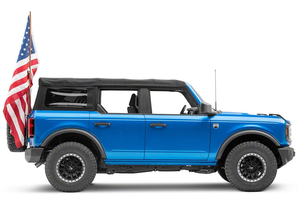 RedRock Tailgate Hinge Flag Pole Bracket (21-25 Bronco)