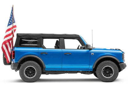RedRock Tailgate Hinge Flag Pole Bracket (21-25 Bronco)