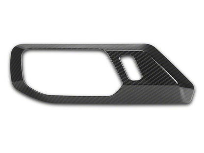 RedRock Interior Door Handle Trim; Carbon (21-25 Bronco 4-Door)