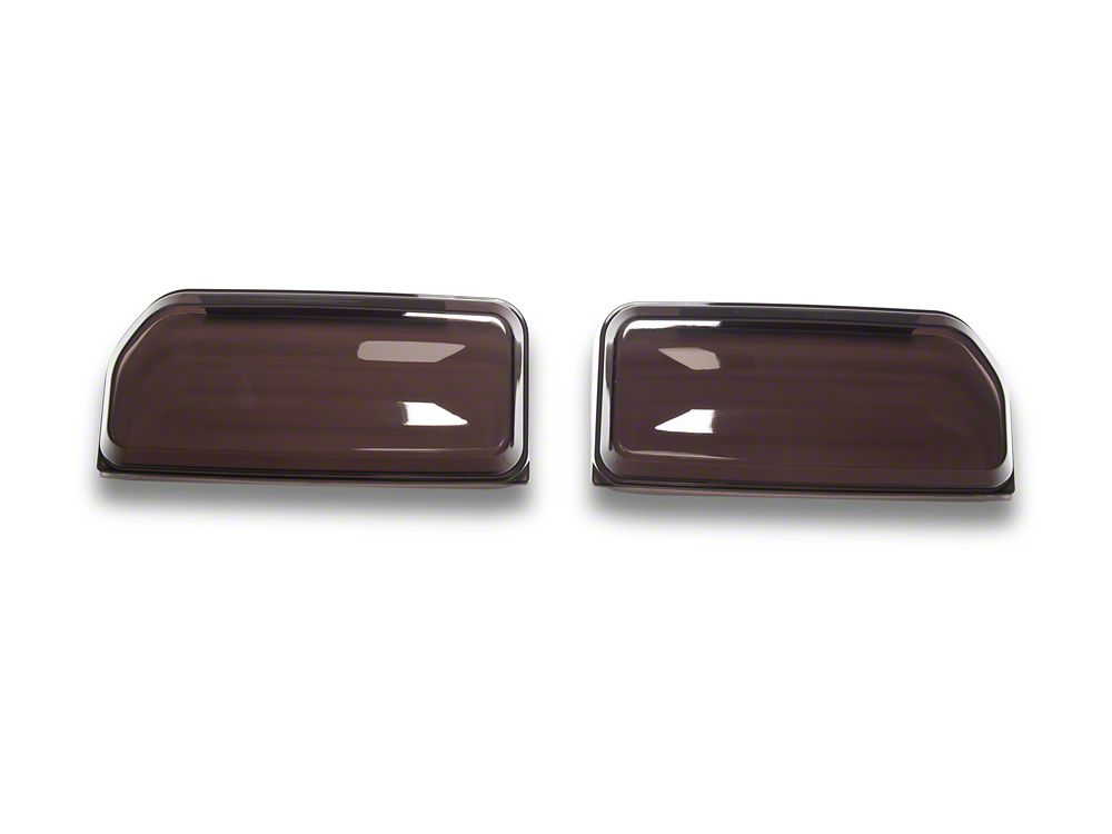 RedRock Tail Light Covers; Smoked (21-25 Bronco w/ Factory LED Tail Lights)
