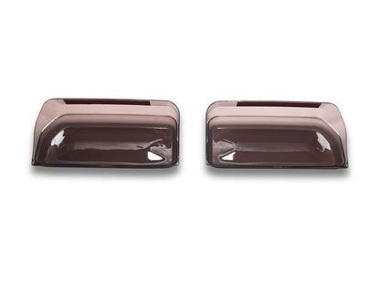 RedRock Tail Light Covers; Smoked (21-25 Bronco w/ Factory LED Tail Lights)