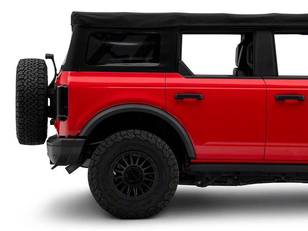 RedRock Tail Light Covers; Smoked (21-25 Bronco w/ Factory LED Tail Lights)