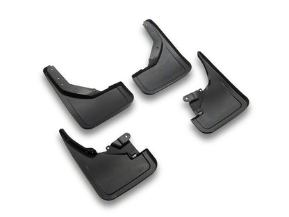 RedRock Custom Molded Mud Guards; Front and Rear (21-25 Bronco w/o Sasquatch Package & Rock Rails)