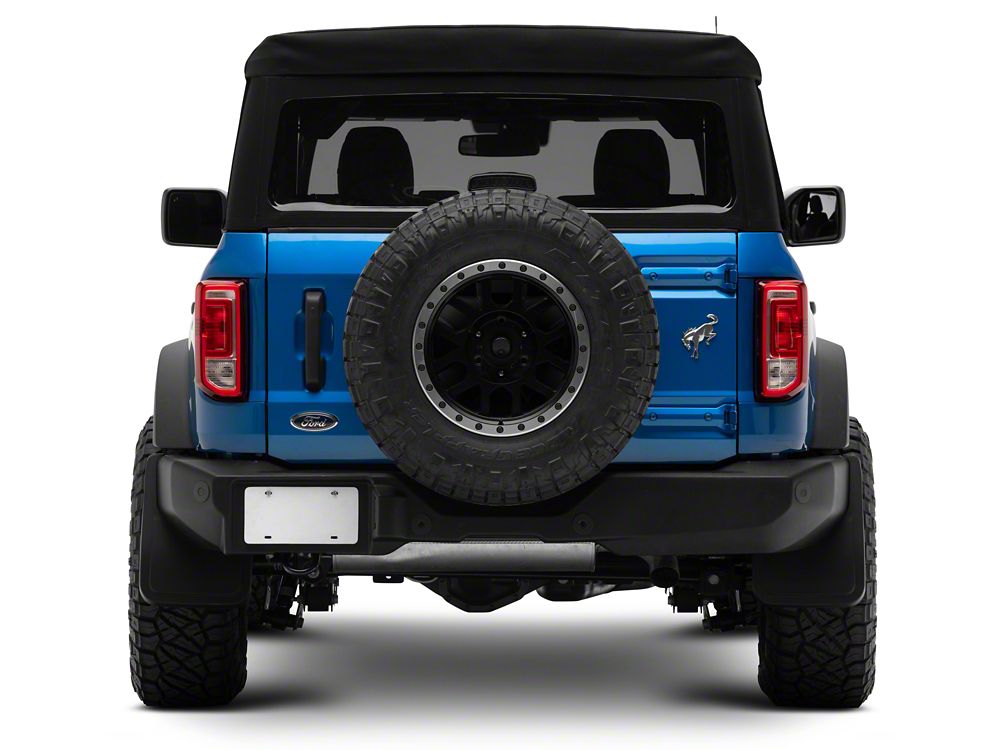 RedRock Custom Molded Mud Guards; Front and Rear (21-25 Bronco w/o Sasquatch Package & Rock Rails)