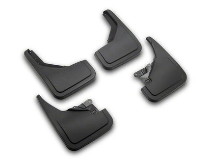 RedRock Custom Molded Mud Guards; Front and Rear (21-25 Bronco w/o Sasquatch Package & Rock Rails)
