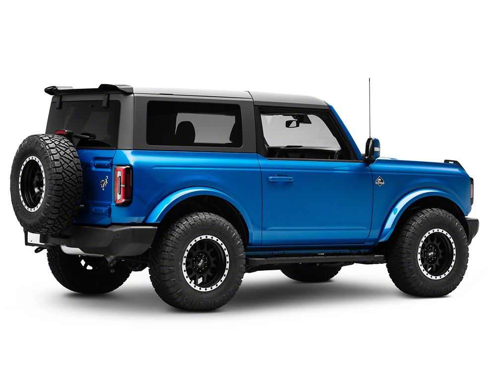 RedRock Rear Spoiler; Gloss Black (21-25 Bronco w/ Hard Top)