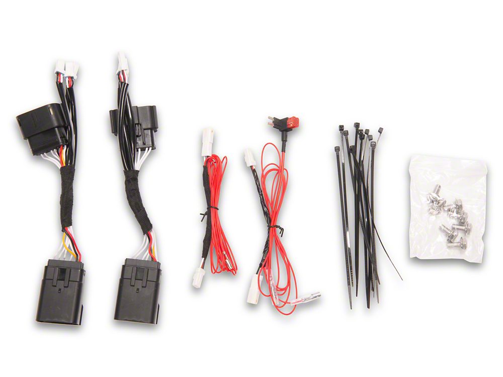 RedRock Hood Mounted Accessory DRL; Amber/White (21-25 Bronco)