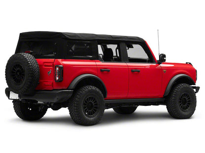 RedRock Tail Light Guards; Matte Black (21-25 Bronco, Excluding Raptor)