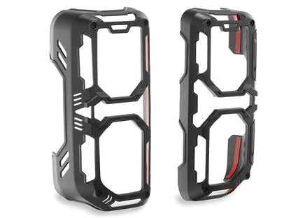 RedRock Tail Light Guards; Matte Black (21-25 Bronco, Excluding Raptor)