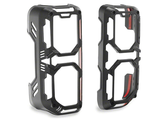 RedRock Tail Light Guards; Matte Black (21-25 Bronco, Excluding Raptor)