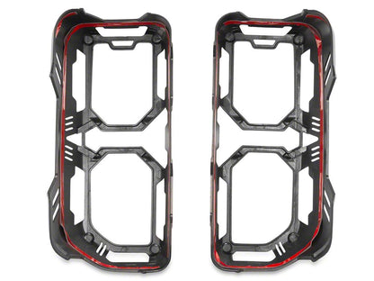 RedRock Tail Light Guards; Matte Black (21-25 Bronco, Excluding Raptor)