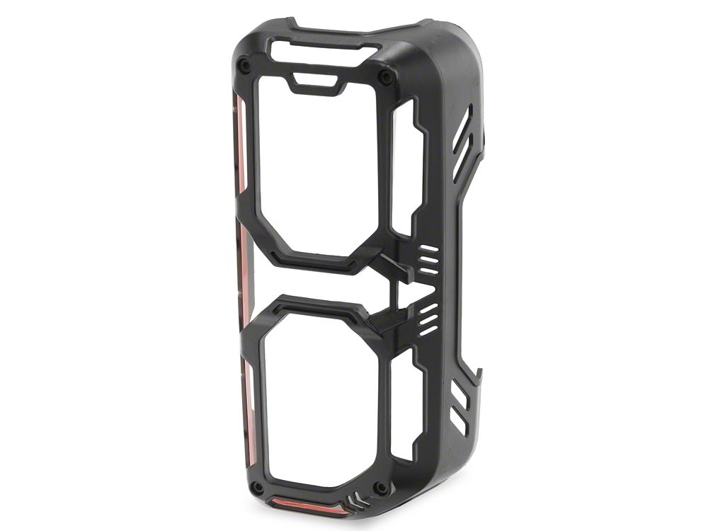RedRock Tail Light Guards; Matte Black (21-25 Bronco, Excluding Raptor)