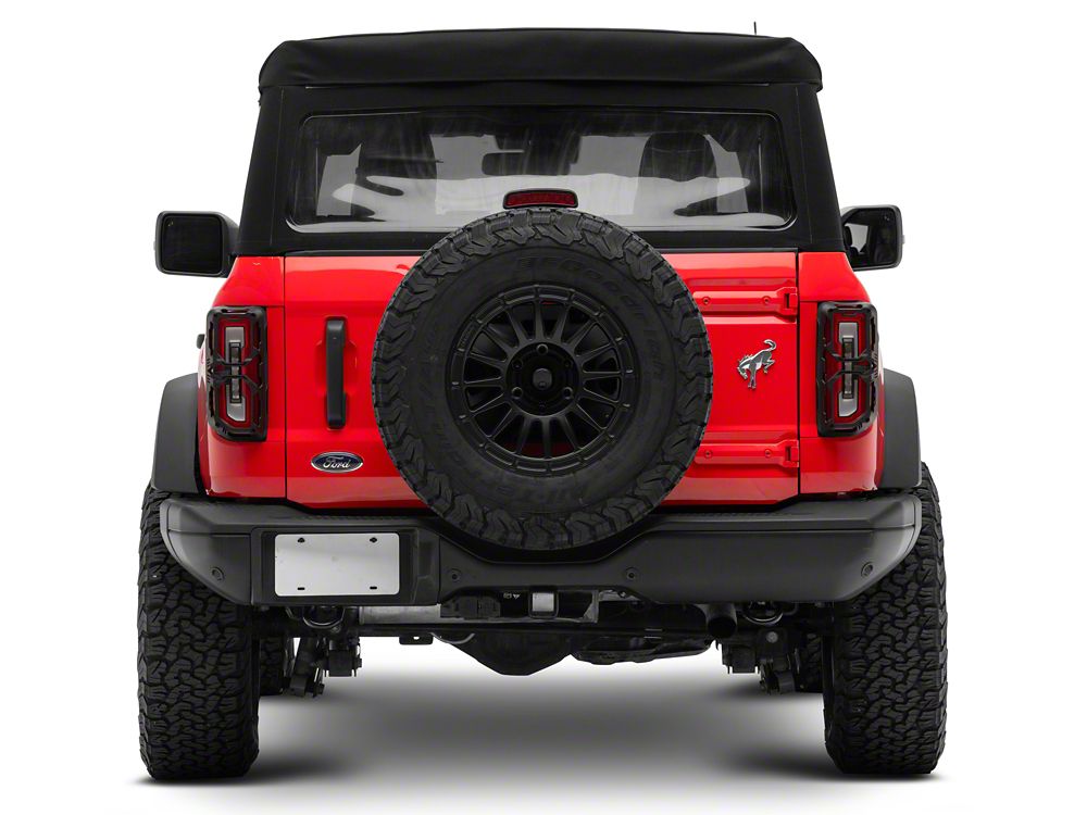 RedRock Tail Light Guards; Matte Black (21-25 Bronco, Excluding Raptor)