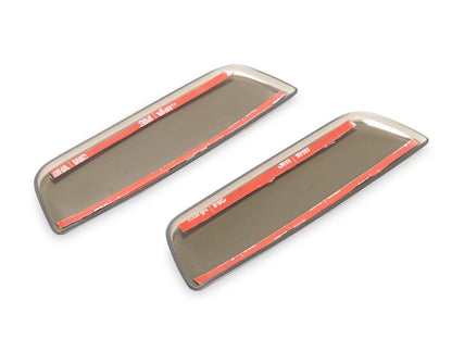RedRock Grille Side Marker Light Covers; Smoked (21-25 Bronco)
