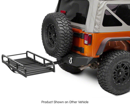 RedRock Hitch Mounted Cargo Rack; 7-Inch XL (Universal; Some Adaptation May Be Required)