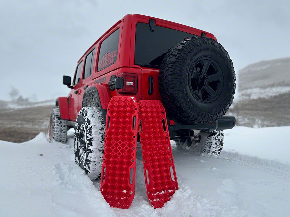 RedRock Recovery Traction Boards; Red
