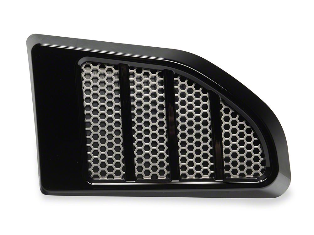 RedRock Hood Vent Covers; Black (21-25 Bronco, Excluding Raptor)