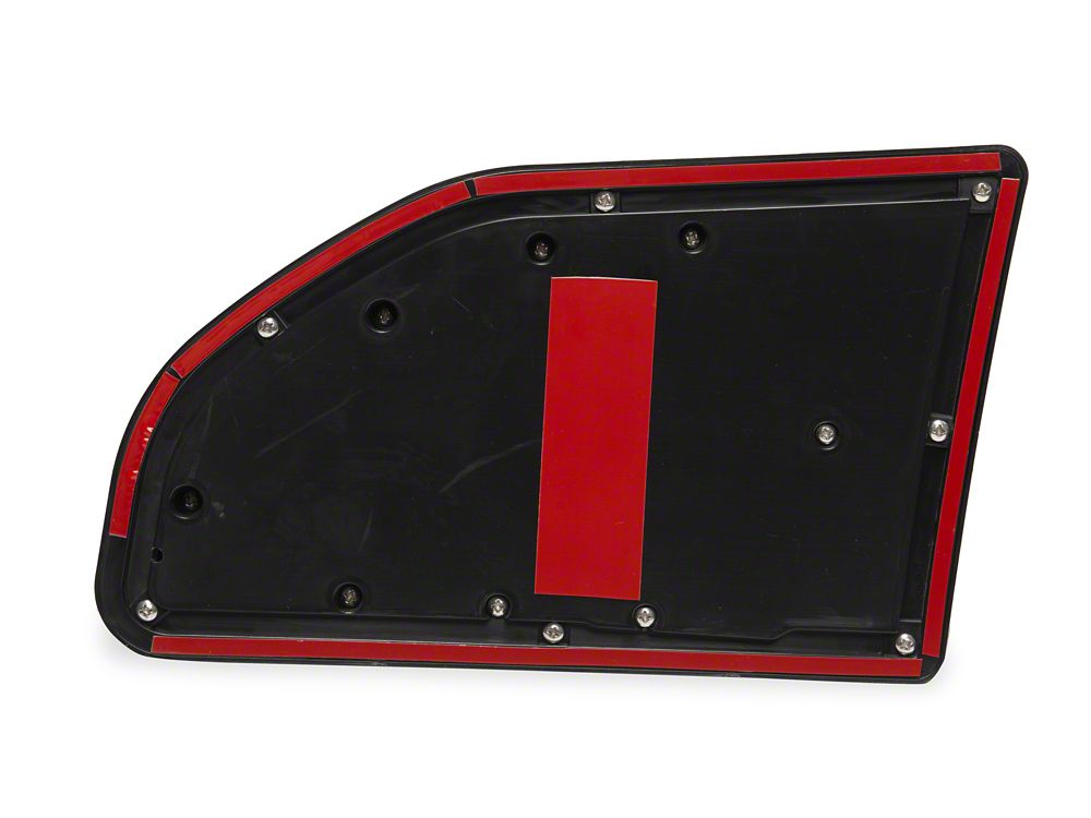 RedRock Hood Vent Covers; Black (21-25 Bronco, Excluding Raptor)