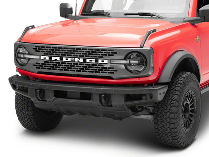 RedRock Off Road Headlight Guards; Black (21-25 Bronco)