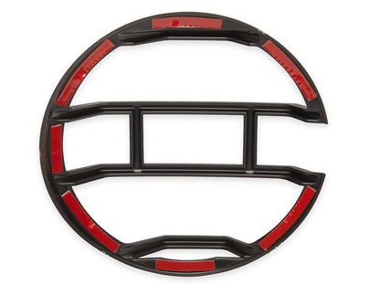 RedRock Off Road Headlight Guards; Black (21-25 Bronco)