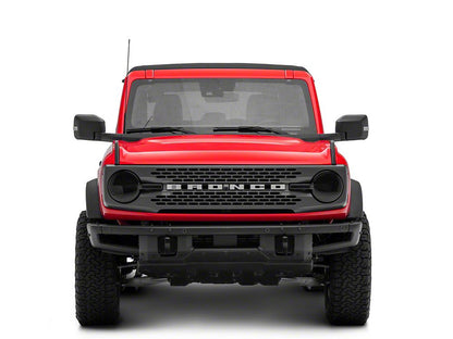 RedRock Headlight Covers; Smoked (21-25 Bronco)