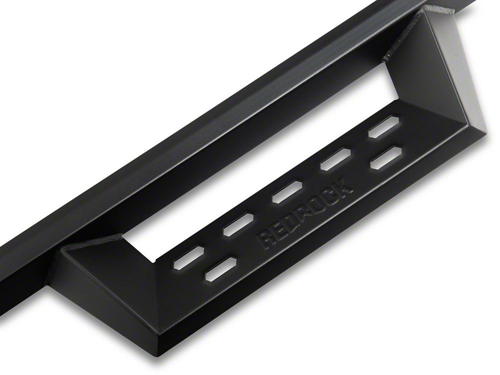 RedRock 4-Inch Drop TC1 Running Boards; Textured Black (21-25 Bronco 4-Door)