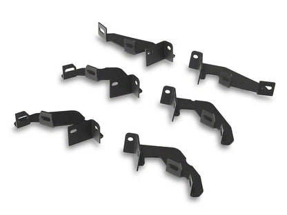RedRock 4-Inch Drop TC1 Running Boards; Textured Black (21-25 Bronco 4-Door)