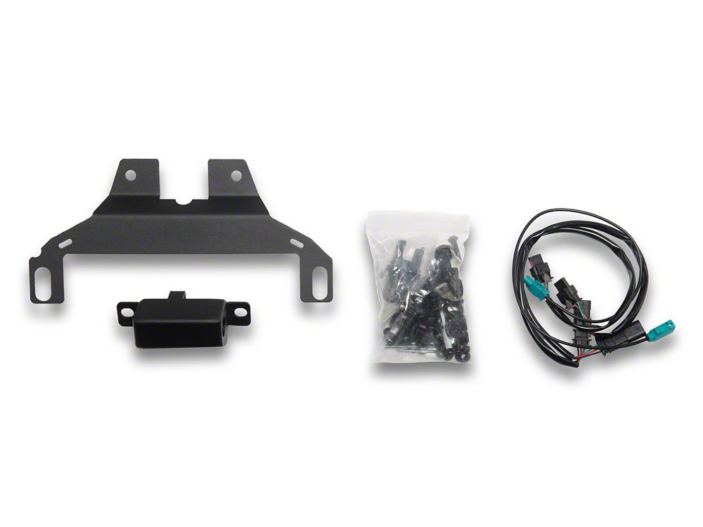 RedRock HD Winch Plate with Bull Bar for OE Bumper (21-25 Bronco w/ Modular Front Bumper)