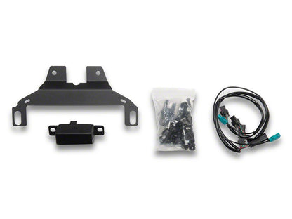 RedRock HD Winch Plate with Bull Bar for OE Bumper (21-25 Bronco w/ Modular Front Bumper)