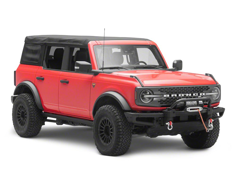 RedRock HD Winch Plate with Bull Bar for OE Bumper (21-25 Bronco w/ Modular Front Bumper)